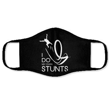 Discover "I Do My Own Stunts" Daredevil Design Face Masks