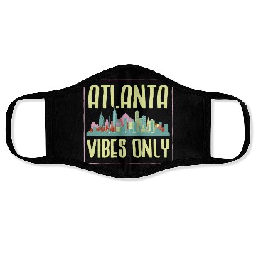 Discover Atlanta City Georgia USA America United States Face Masks