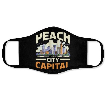 Discover Atlanta City Georgia USA America United States Face Masks