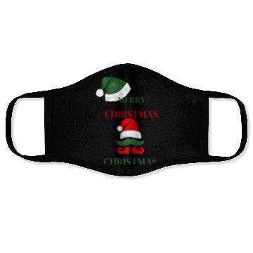 Discover Elf Merry Christmas Face Masks