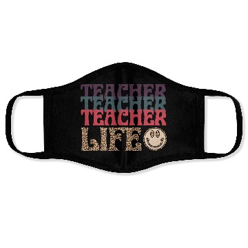 Discover Teacher Smile Face Face Masks