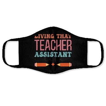 Discover Teacher Assistant Face Masks