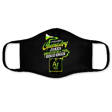 Discover Chemistry jokes chemist funny chemistry Face Masks