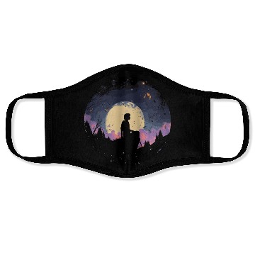 Discover Night Sky Stargaze Enchanting Nature Graphic Lover Face Masks