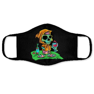 Discover Death of thirst. Thirsty skeleton. Face Masks