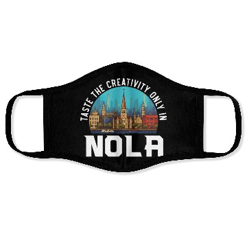 Discover New Orleans Louisiana USA America United States Face Masks
