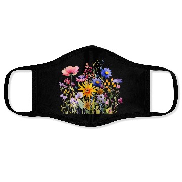 Discover Wildflower Blooming Floral Face Masks