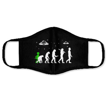 Discover Alien, Aliens, UFO, UAP, Space Unknown Flight Face Masks
