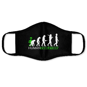 Discover Alien, Aliens, UFO, UAP, Space Unknown Flight Face Masks