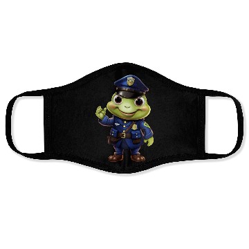 Discover Police frog Face Masks