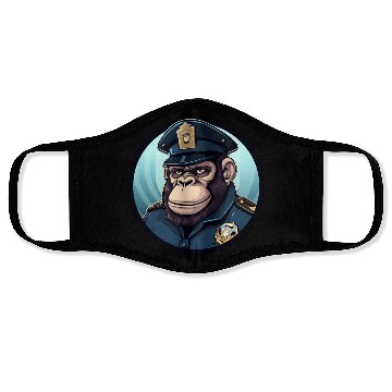 Discover Police gorilla Face Masks