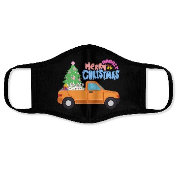 Discover Merry rabbit Chrismas Face Masks
