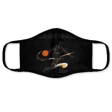 Discover funny basketball profitionnal sport t'Face Masks