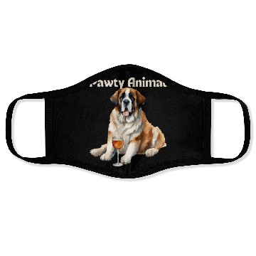 Discover Saint Bernard Dog Pawty Animal Face Masks