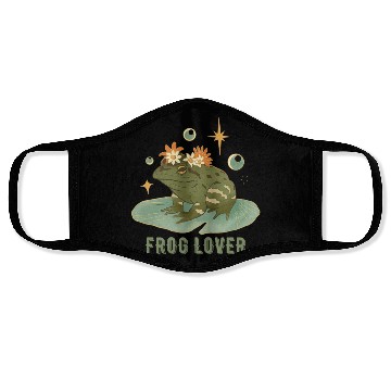 Discover Frog Lover Vintage Face Masks