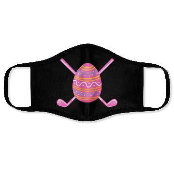 Discover Easter Outfits Golf Lover Women Girls Bunny Cute Face Masks