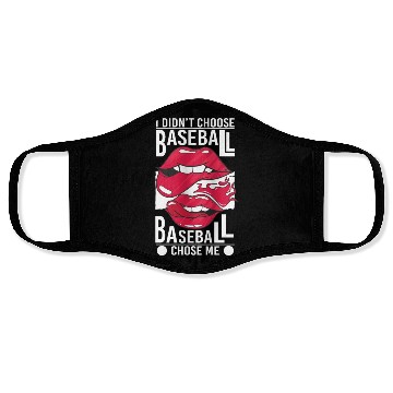 Discover Funny Baseball Player Saying Sexy Lips Lip Bite Face Masks