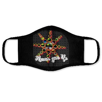 Discover Never Give Up Face Masks