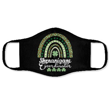 Discover Shenanigans Coordinator Teacher Rainbow Face Masks