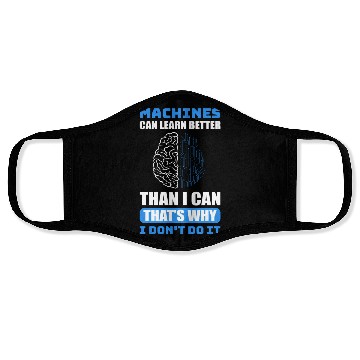 Discover Data Computer Programmers AI Prompt Engineer Face Masks