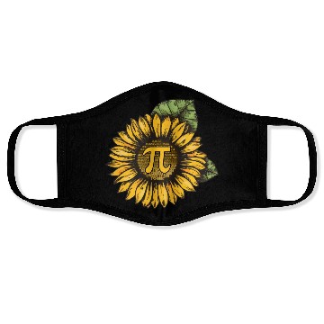 Discover Sunflower Pi Day Costume Gift Face Masks