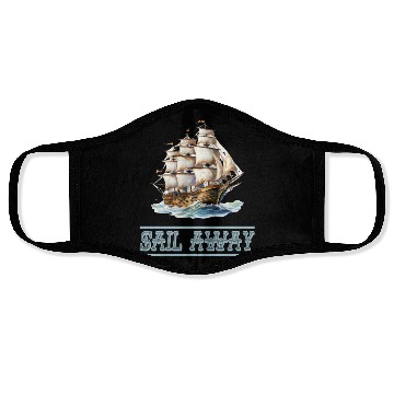 Discover Papiership Paper Boat for a Sailor and Captain Face Masks