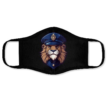Discover Police lion Face Masks