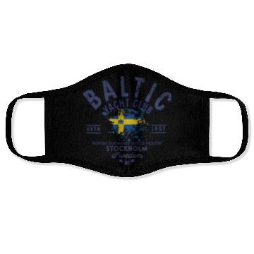 Discover Baltic Yacht Club Stockholm Design Face Masks