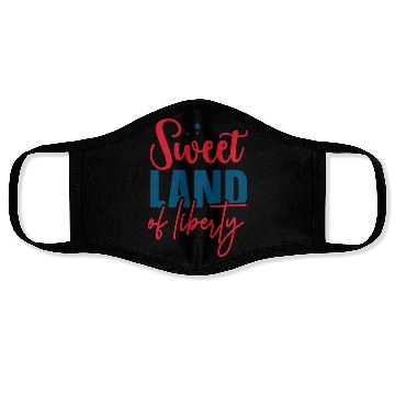 Discover sweet land of liberty Face Masks