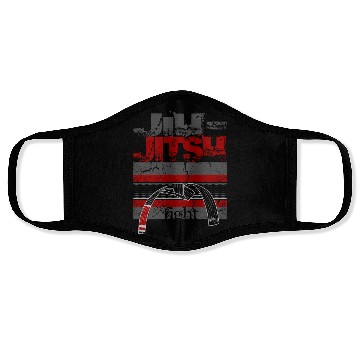Discover JIU JITSU BLACK BELT 02 Face Masks