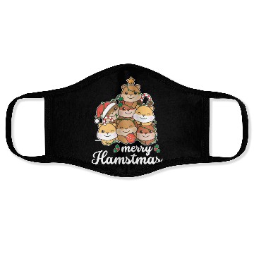 Discover Hamster Christmas Tree merry Hamstmas Face Masks