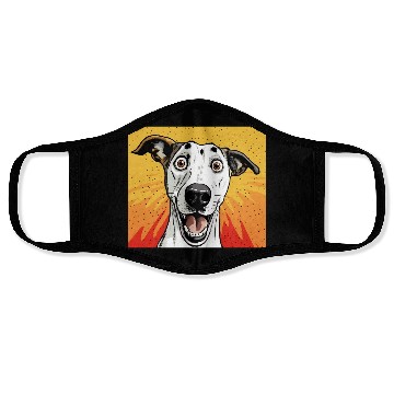 Discover Whippet Face Dog lovers Face Masks