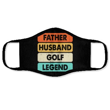 Discover Father husband golf legend Face Masks