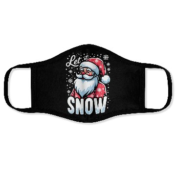 Discover Let It Snow Face Masks