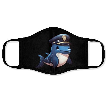 Discover Police whale Face Masks