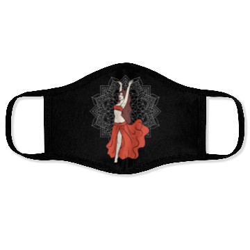 Discover Belly Dance Lover Belly Dancer Instructor Face Masks