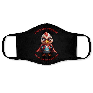 Discover Turkey Super Hero Face Masks