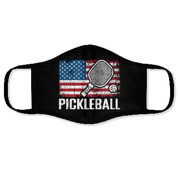 Discover US Flag Pickleball Face Masks