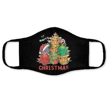 Discover Dragon Christmas Tree Merry Christmas Face Masks