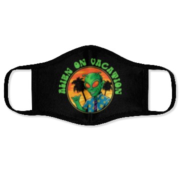 Discover Alien, Aliens, UFO, UAP, Space Unknown Flight Face Masks