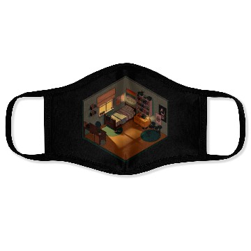 Discover Heartstopper isometric bedroom Face Masks