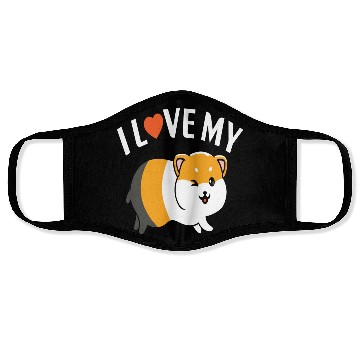 Discover I love my Hamster Face Masks