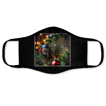 Discover Spider web tree Face Masks