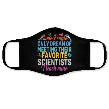 Discover SCIENCE TEACHER Face Masks Teach Biology Chemistry Physic
