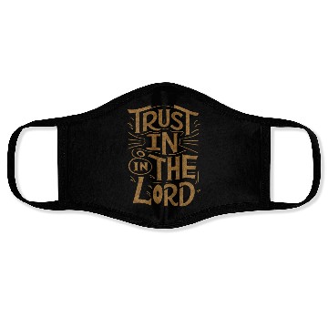 Discover Trust In The God - Religious Design Face Masks