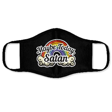 Discover Maybe Today, Satan - Rainbow Face Masks