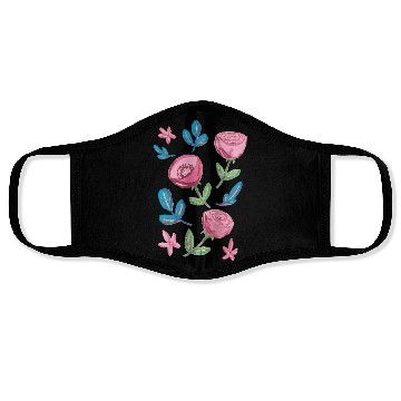 Discover Wild Flowers In Gouache Face Masks