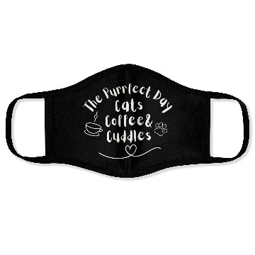Discover Cats Coffee Cuddles Purrfect Day Face Masks