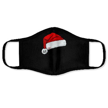 Discover Santa time skull Face Masks