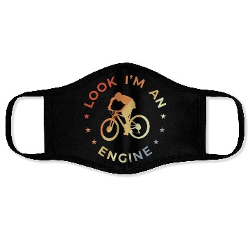 Discover Cycling Joke Face Masks